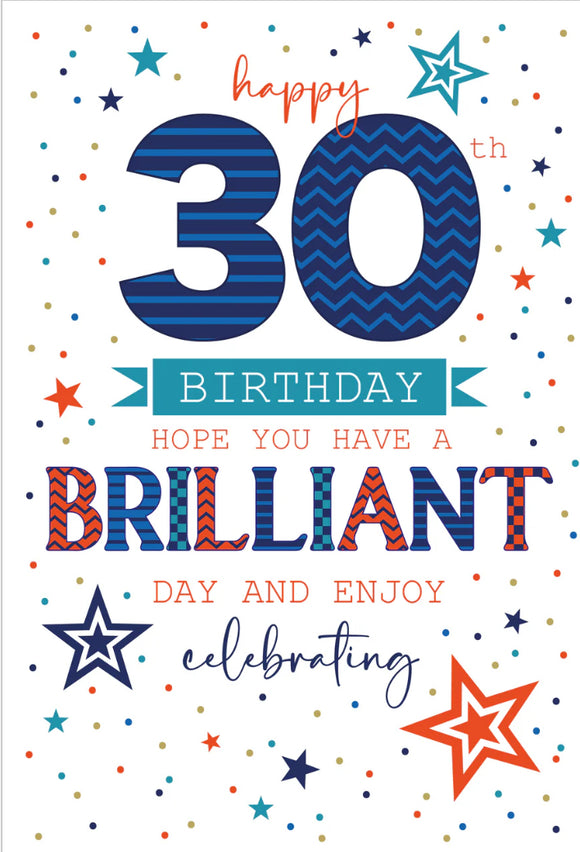 30th Birthday Card