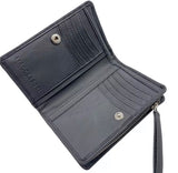 Harris Tweed Medium Zip Purse - Turquoise Herringbone