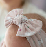 Bunnies Top Bow Turban Headband