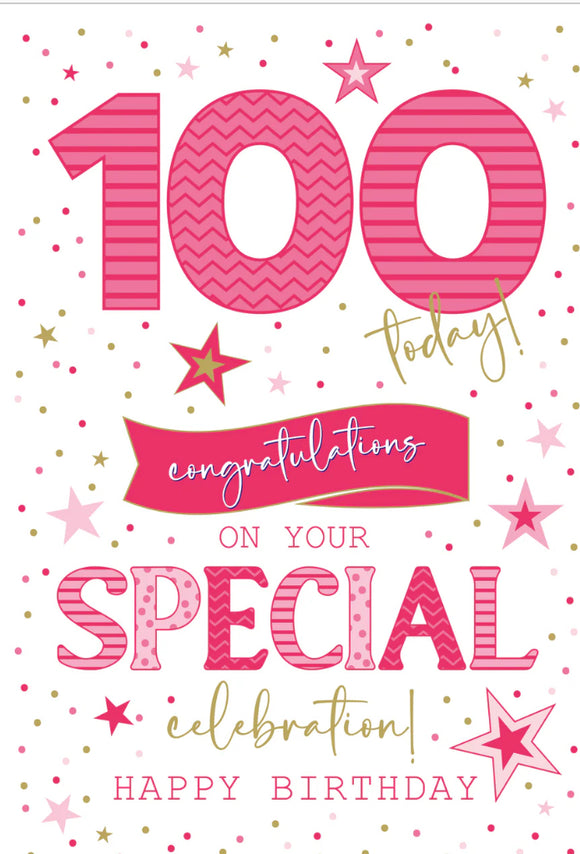 100th Birthday Card