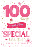100th Birthday Card
