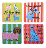 The Dog Lover Coaster Set, Set of 4
