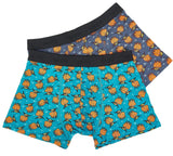 Eco-Chic Eco Friendly Men's Bamboo Boxers Highland Cow, Size Medium