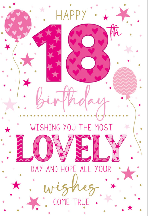 18th Birthday Card