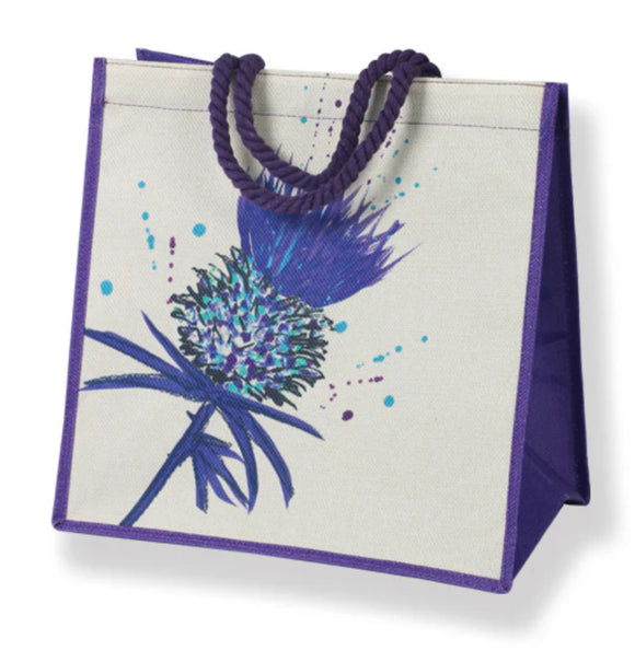 Bramble Thistle Jute Bag
