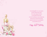 Granddaughter 40th Birthday Card