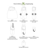 Eco Chic Lightweight Foldable Reusable Shopping Bag Seaside