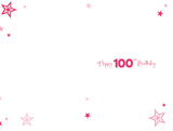 100th Birthday Card