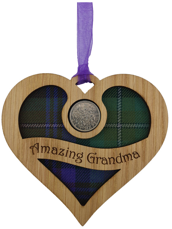 Amazing Grandma - Heart Lucky Sixpence