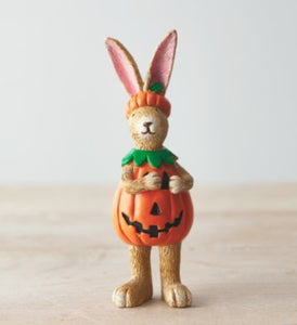 Jasper Rabbit Standing Pumpkin Bunny 14cm