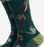 Gardening Bamboo Socks Matchbox Giftset