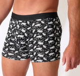 Eco-Chic Eco Friendly Men's Bamboo Boxers Land Rovers, Size Extra Large