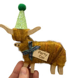 Hairy Coo Party Coo, Colour May Vary