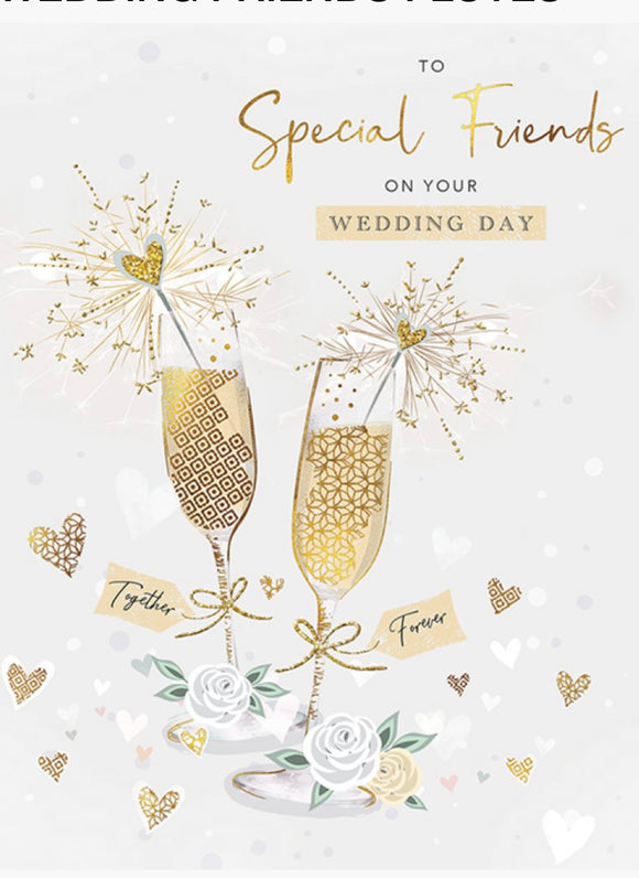 To Special Friends On Your Wedding Day