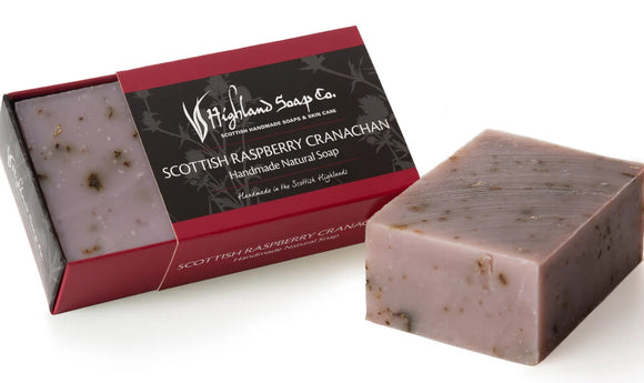 Scottish Raspberry Cranachan Soap 190g