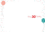 30th Birthday Card