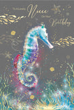 Special Niece On Your Birthday - Seahorse
