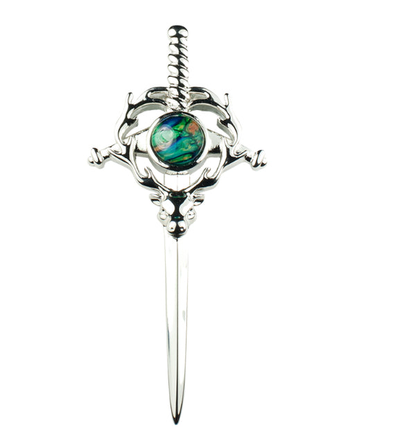 Heathergem Stag Kilt Pin
