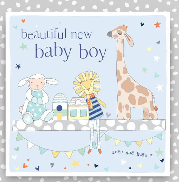 New Baby Boy Card Card