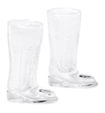 Cowboy Boot Shot Glasses, Set of 2