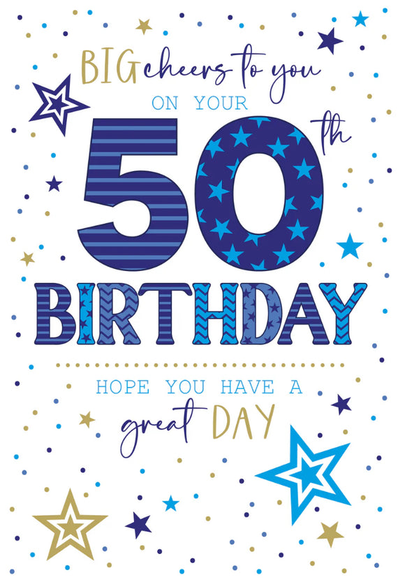 50th Birthday Card