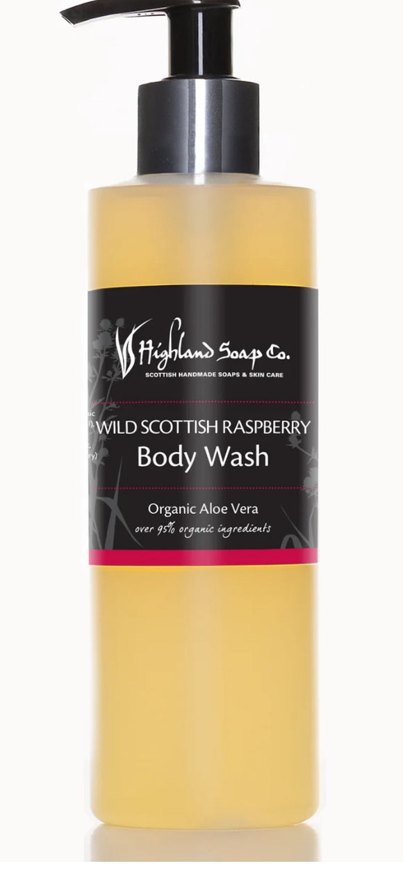 Wild Scottish Raspberry Body Wash 250ml