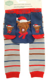 Highland Cow Christmas Leggings And Socks Set (6 - 12m)