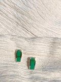 Silver and Turquoise Stud Earrings