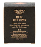 Gentlemen’s Hardware Top Hat Bottle Stopper, Set of 2