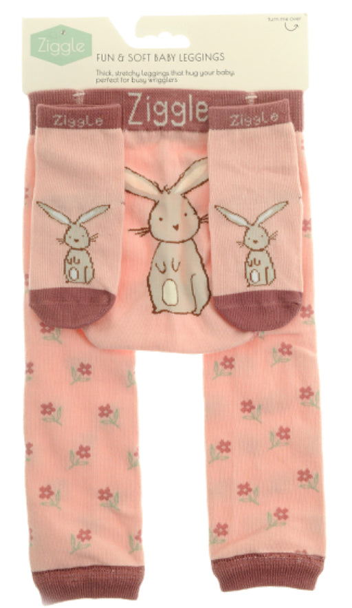 Bunnies Pink Leggings and Socks Set