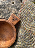 2.5" Celtic Wooden Quaich