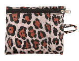 Eco Chic Foldable Reusable Large Shopping Bag Leopard