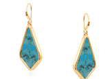 Florence Moorish Drop Earrings, Blue