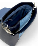 Harris Tweed Highland Messenger Handbag in Sky Blue
