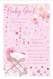 A Wonderful New Baby Girl - Crib