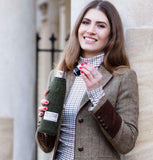 Harris Tweed Thermos Flask - 500ml - Grey/Blue, Unboxed.