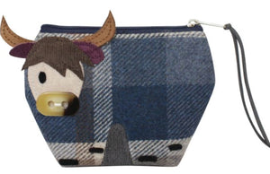 Tantallon Tweed Cow Purse