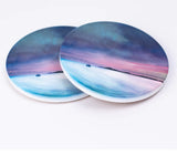 Fishing the Little Minch Ceramic Coaster Gift Boxed