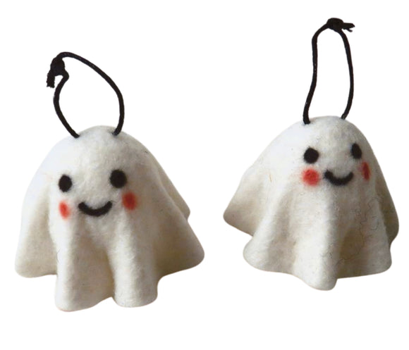 Wool Ghost Tree Decoration