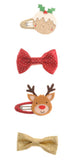 Christmas Hair Clip Set