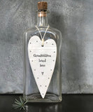 Porcelain Wobbly Long Heart-Grandchildren Loved