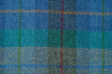Harris Tweed Geometric Thistle, Aqua, Medium