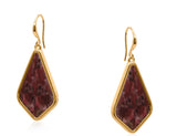 Florence Moorish Drop Earrings, Pink & Purple