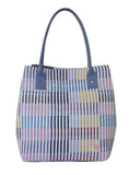 Spring Pastel Stripe Tote Bag