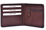 Pot Appliqué Wallet in Green