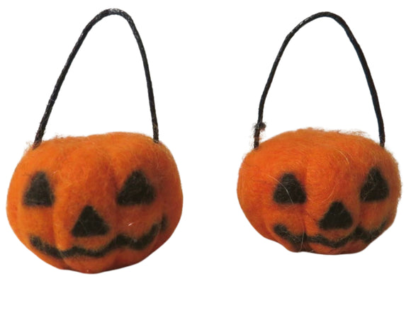 Wool Pumpkin Tree Decoration