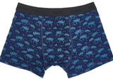 Eco-Chic Eco Friendly Men's Bamboo Boxers Land Rovers, Size Extra Large