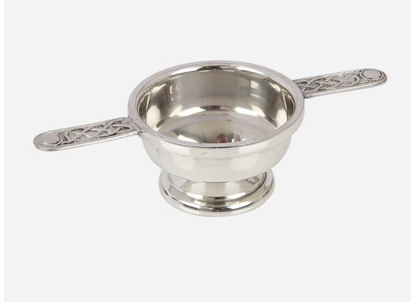 Celtic 2” Pewter 25ml Whisky Measure Quaich