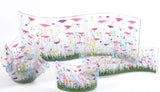 Handmade Fused Glass - Wildflower Curve