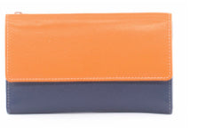 Ladies Wallet Purse, Vintage Range, Orange & Navy